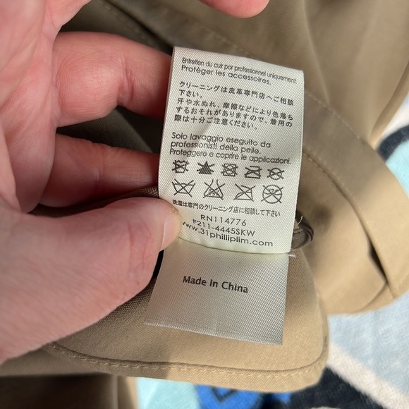 3.1 Phillip Lim Hi-Lo Wool Blend Sleeveless Dress with Leather Collar - Picture 15 of 15